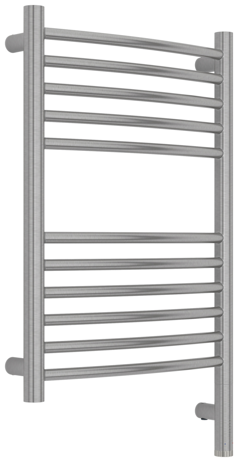 Полотенцесушитель электрический Сунержа Богема 3.1 выгнутая 40х60 см правое подключение сатин браш 071-6003-6040