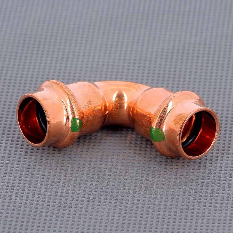 Угол 90° пресс медный Viega Profipress 15 мм 291501