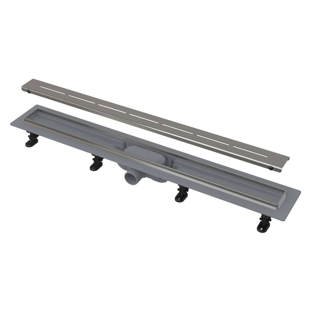 Душевой лоток Alca APZ18 Simple 650 мм с порогами из нержавеющей стали APZ18-650M