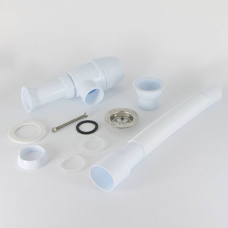 Сифон для раковины Wirquin Минор 1 1/2 x 40 мм с гофротрубой 800 мм 30718026