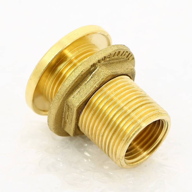 Выпуск резервуарный Uni-Fitt 3/4 НР с контргайкой и фланцем без заглушки 632G3000