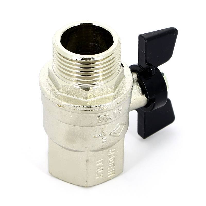 Кран шаровой Bugatti New Jersey 1 НР-ВР бабочка 09170006