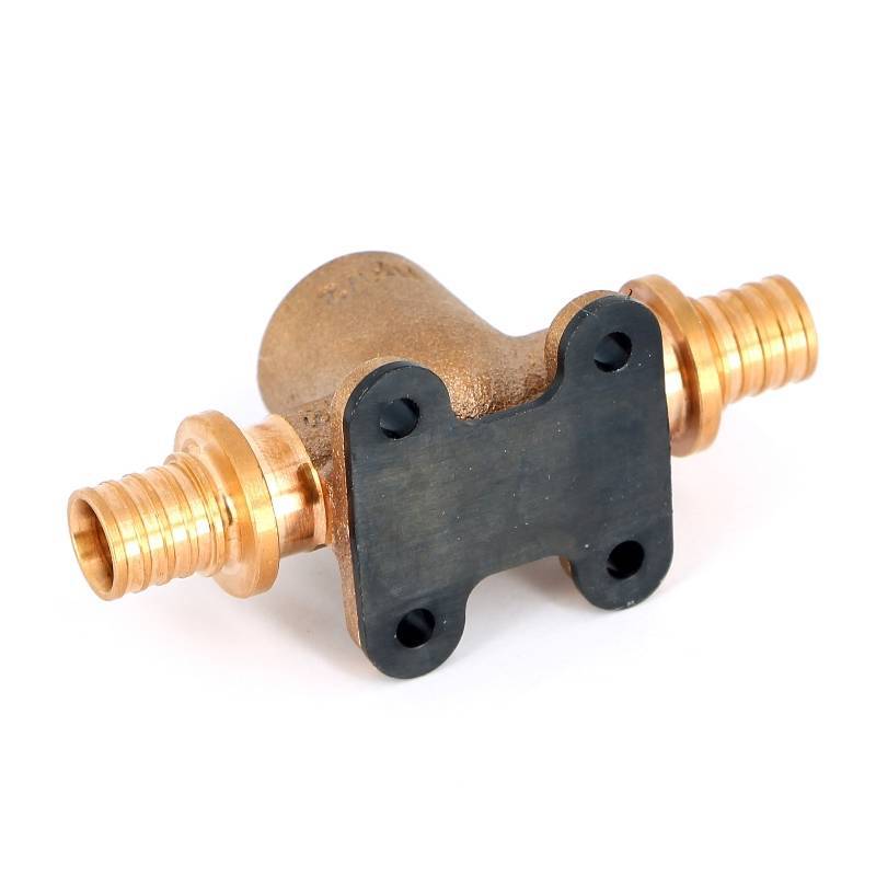 Водорозетка надвижная проходная REHAU RAUTITAN RX 16x1/2x16 ВР бронза 456291