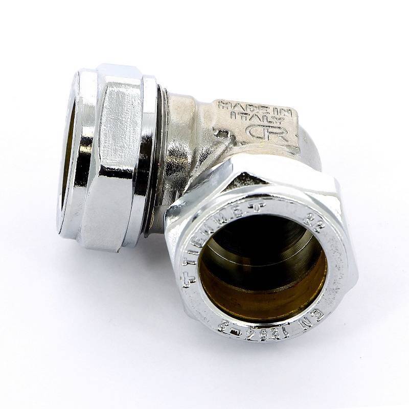 Угол обжимной Tiemme 22 мм хромированный 1130185