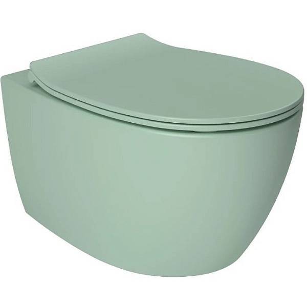 Сиденье для унитаза Allen Brau Fantasy Smartfix Soft-Close мятно-зеленое 4.11005.MT