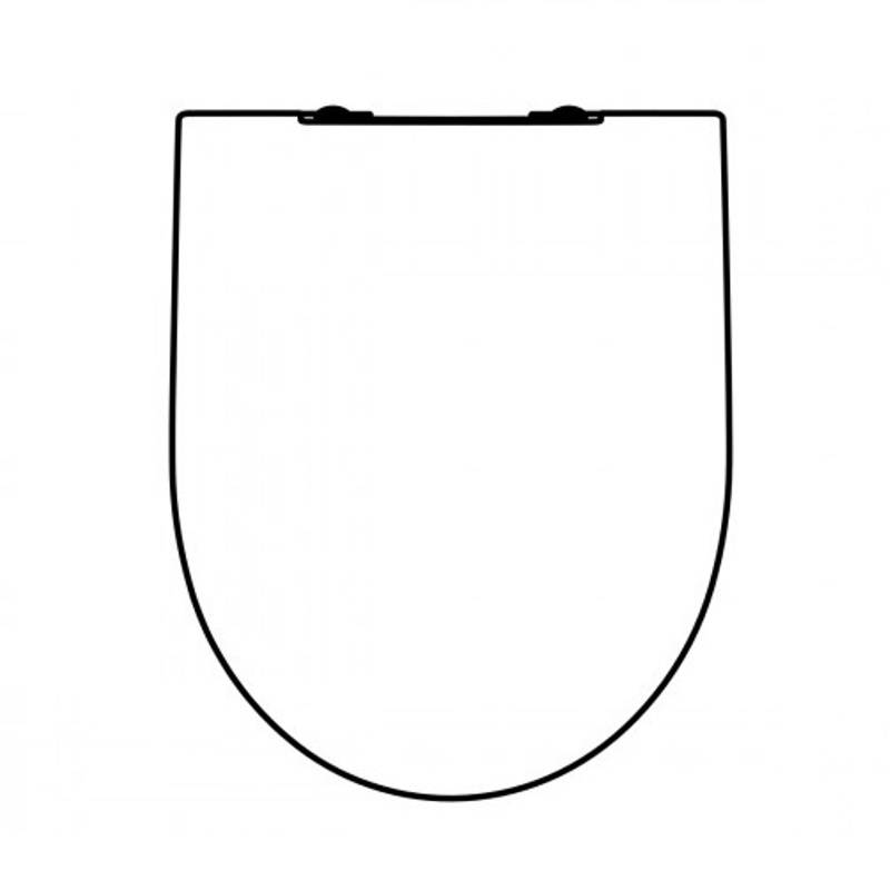 Сиденье для унитаза Geberit iCon антибактериальное SoftClose 500.670.01.1