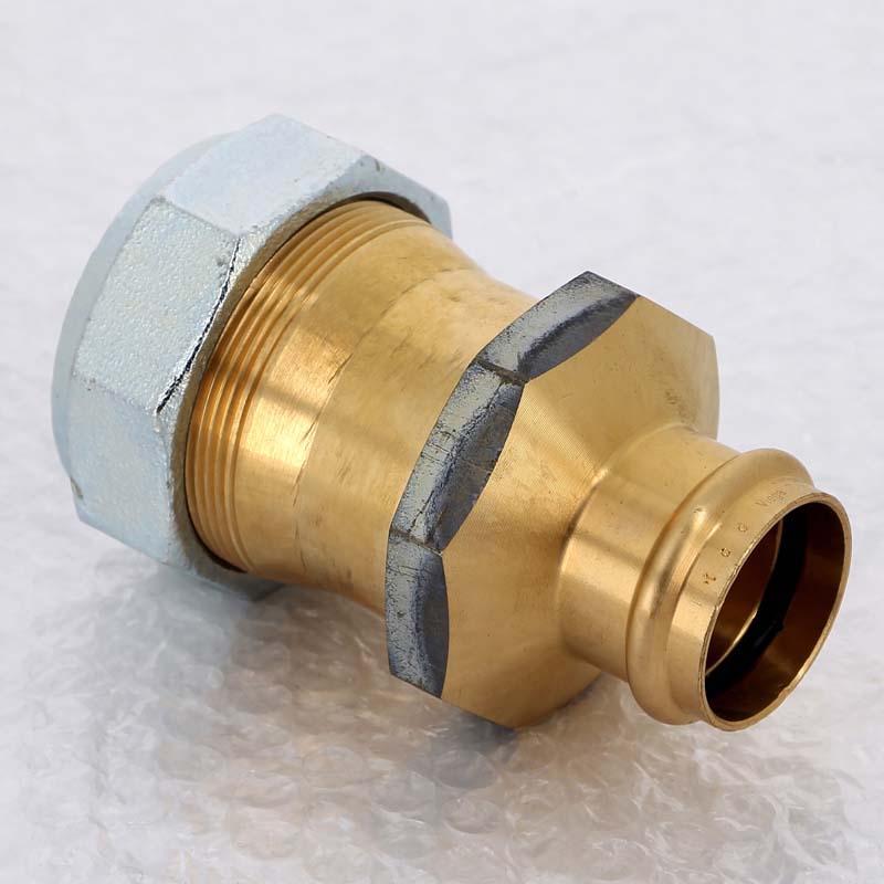 Переходник бронзовый Viega Sanpress со стальной трубы на медь 1 1/4х35 мм 588328