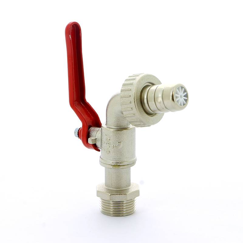 Кран шаровой садовый Itap Garda 166 со штуцером и рычагом 3/4 1660034