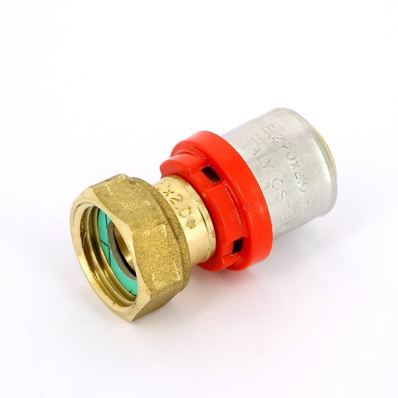 Муфта пресс Tiemme с накидной гайкой плоская прокладка 20х3/4 1650062