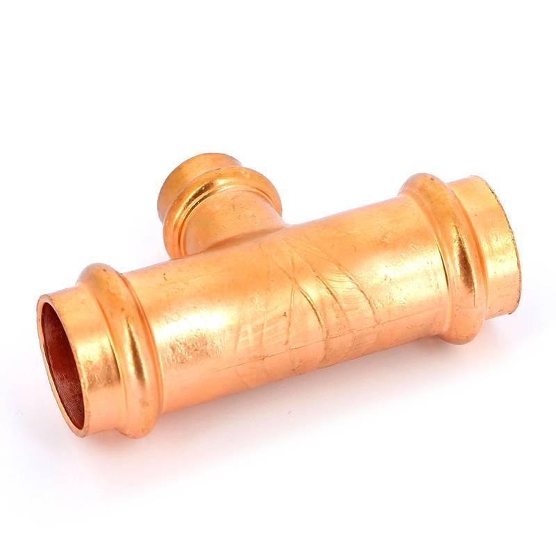 Тройник пресс IBP 22х15х22 мм медь P5130 02215022