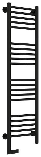 Полотенцесушитель электрический Сунержа Богема 2.0 300x1200 мм левый матовый черный 31-5204-1230