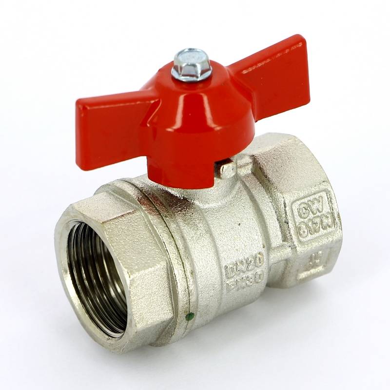 Кран шаровой Uni-Fitt VIVO ВВ бабочка 3/4 100T3000