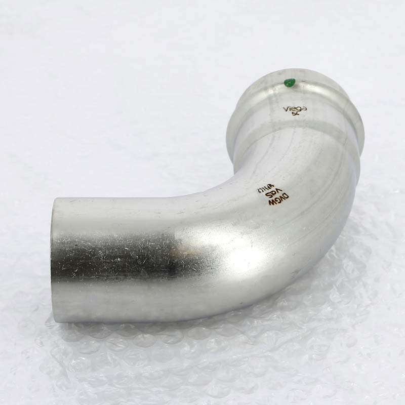 Отвод однораструбный 90° Viega Sanpress Inox пресс нержавеющая сталь 54 мм 435769