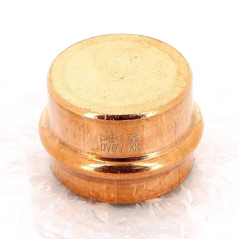 Заглушка пресс IBP 35 мм медь P5301 03500000