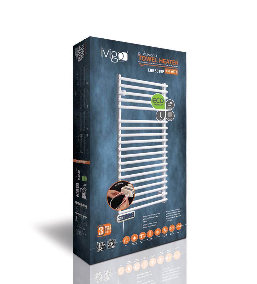 Полотенцесушитель электрический iVigo EHR PRO 450x800 мм 8407