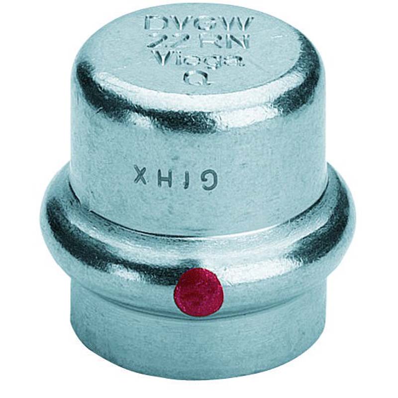 Заглушка пресс из оцинкованной стали Viega Prestabo 42 мм 643638