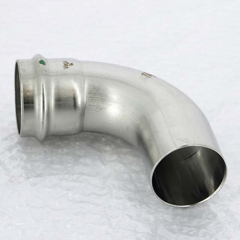 Отвод однораструбный 90° Viega Sanpress Inox пресс нержавеющая сталь 54 мм 435769