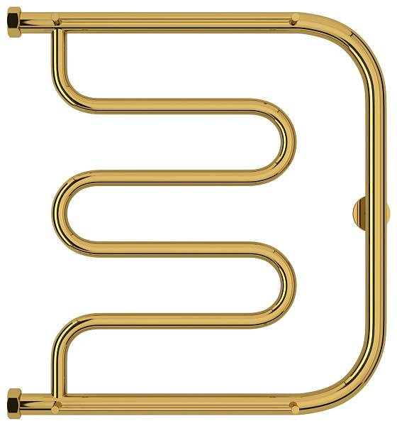 Полотенцесушитель водяной Сунержа Лира с 2 полками 500x500 мм золото 03-0012-5050