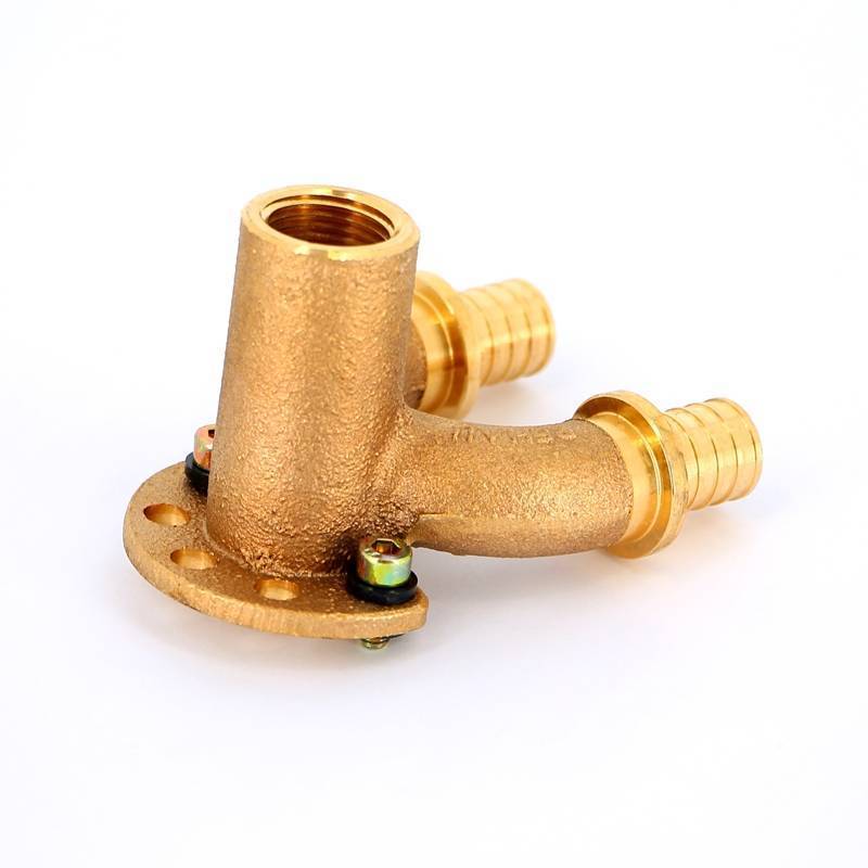 Водорозетка надвижная сдвоенная REHAU RAUTITAN 20x1/2x20 ВР латунь 131395