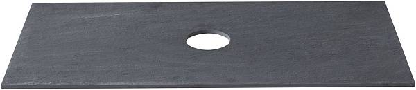 Столешница Allen Brau Liberty 85.8x41.8x1 см серая 1.33008.GR-S