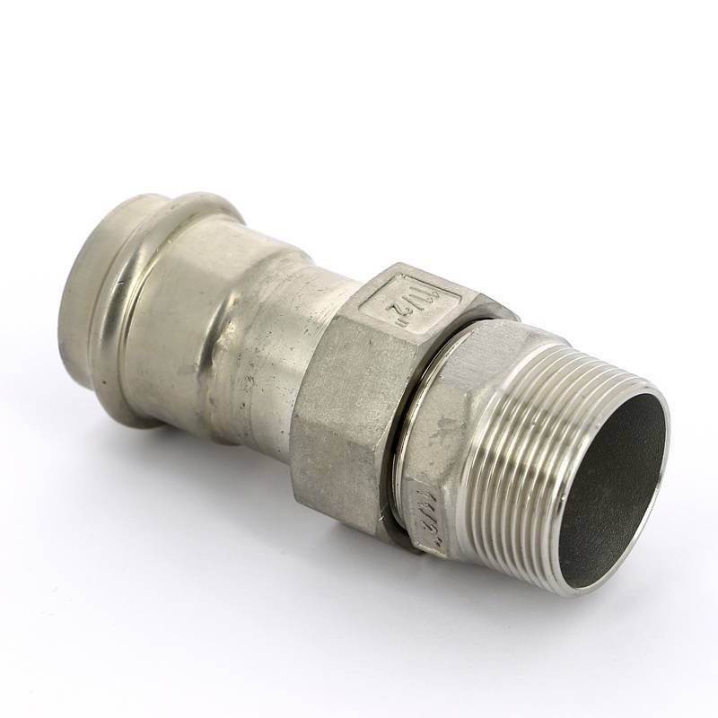 Муфта разборная IBP B-Press Inox 42 мм x 1 1/2 НР нержавеющая сталь PS4331G0421200