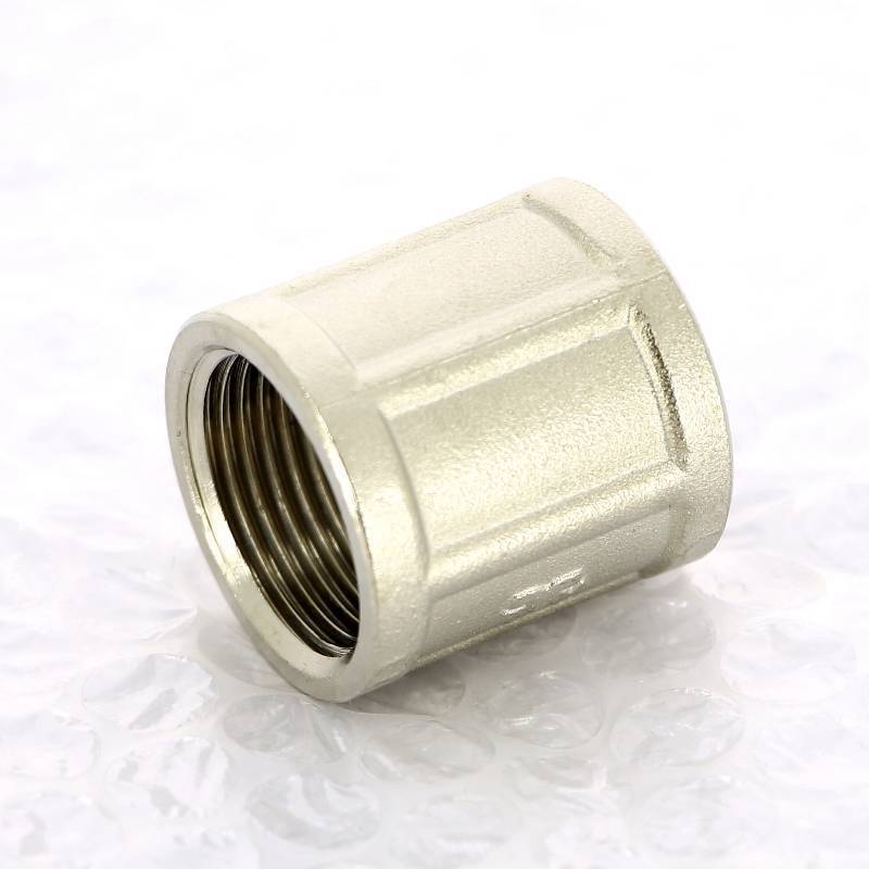 Муфта резьбовая никелированная Tiemme ВР-ВР 3/4 1500150