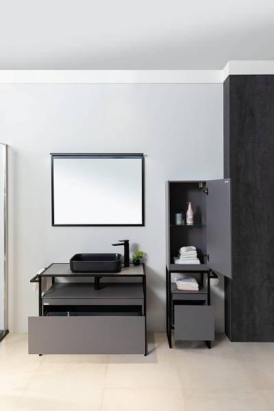 Зеркало Allen Brau Priority 100 см черный 1.31017.BB