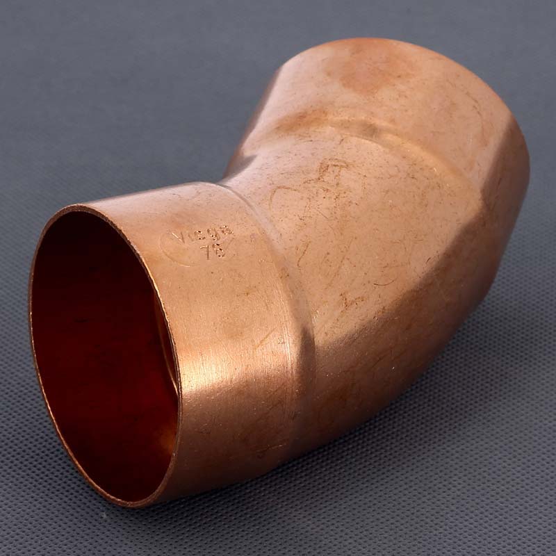 Угол двухраструбный 45 градусов пайка Viega 76.1 мм 144043