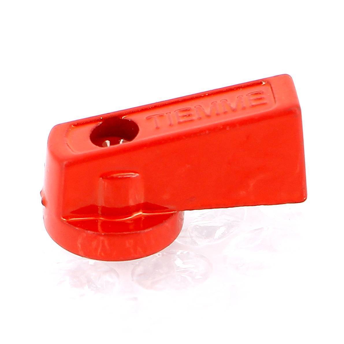 Ручка-флажок Tiemme SMALL металлическая для коллекторов и кранов красная 1790007