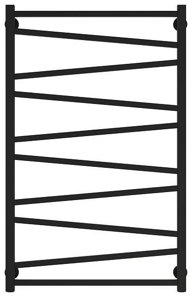 Полотенцесушитель водяной Сунержа Сирокко 600x1000 мм матовый черный 31-0253-1060