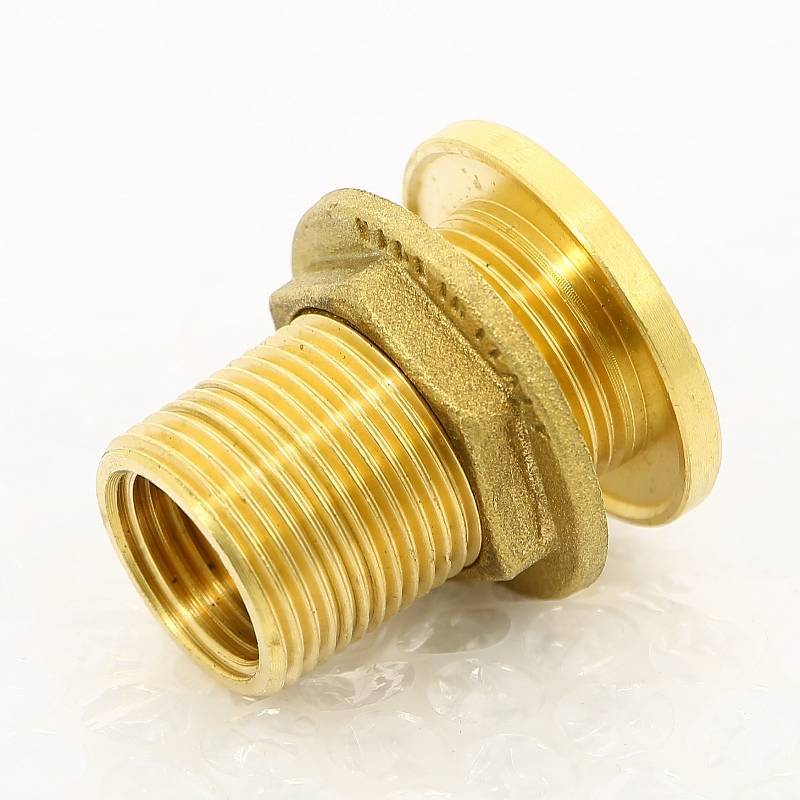 Выпуск резервуарный Uni-Fitt 3/4 НР с контргайкой и фланцем без заглушки 632G3000