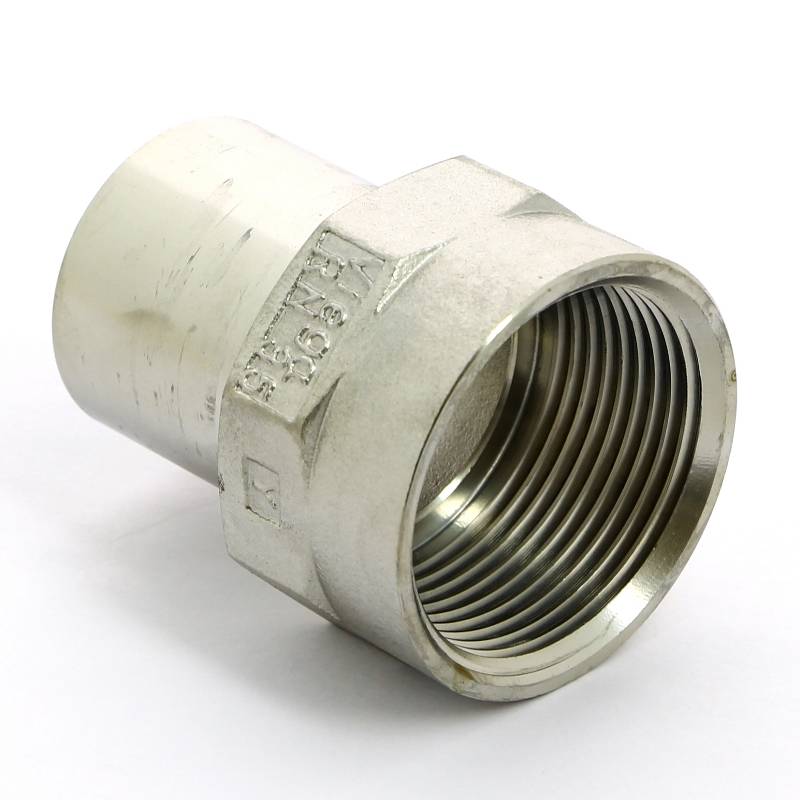 Вставка с внутренней резьбой Viega Sanpress Inox 35x1 1/4 нержавеющая сталь 436865