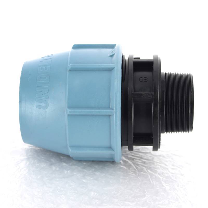 Муфта компрессионная Unidelta Deltone ПНД 63х2 НР 1003064007