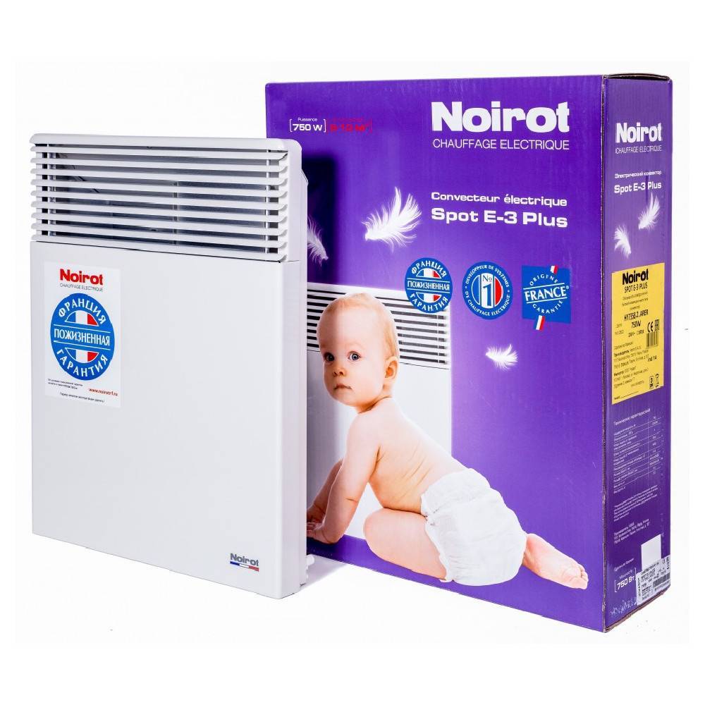 Конвектор электрический Noirot Spot E-3 Plus 750 750 Вт Spot E-3 Plus 750