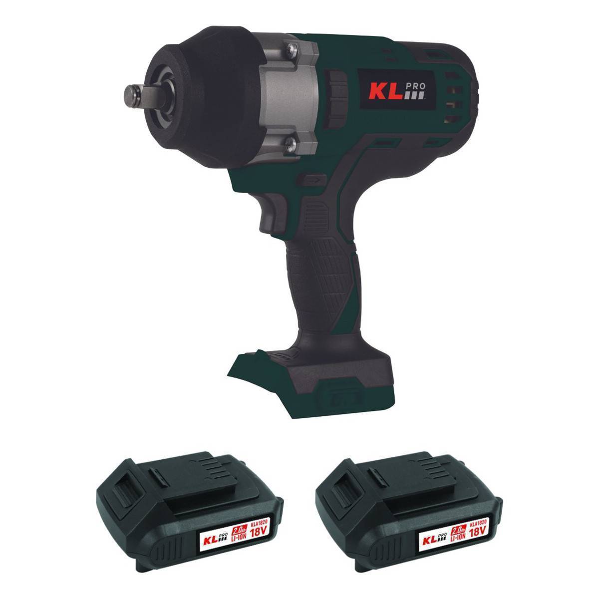 Гайковерт аккумуляторный бесщеточный KLPRO KLSS18BHX-20 18 В 2x2.0 Ач KLSS18BHX-20