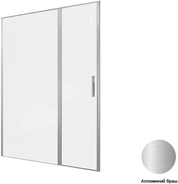 Душевая дверь Allen Brau Priority 160x200 см серебро стекло прозрачное 8 мм 3.31038.BA