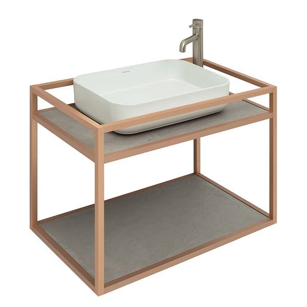 Консоль под раковину Allen Brau Liberty 75 см подвесная медь 1.33001.60