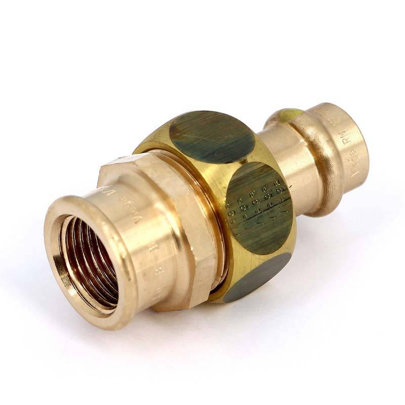 Муфта разъемная Viega Profipress G 15х1/2 пресс-В с плоским уплотнением 379322