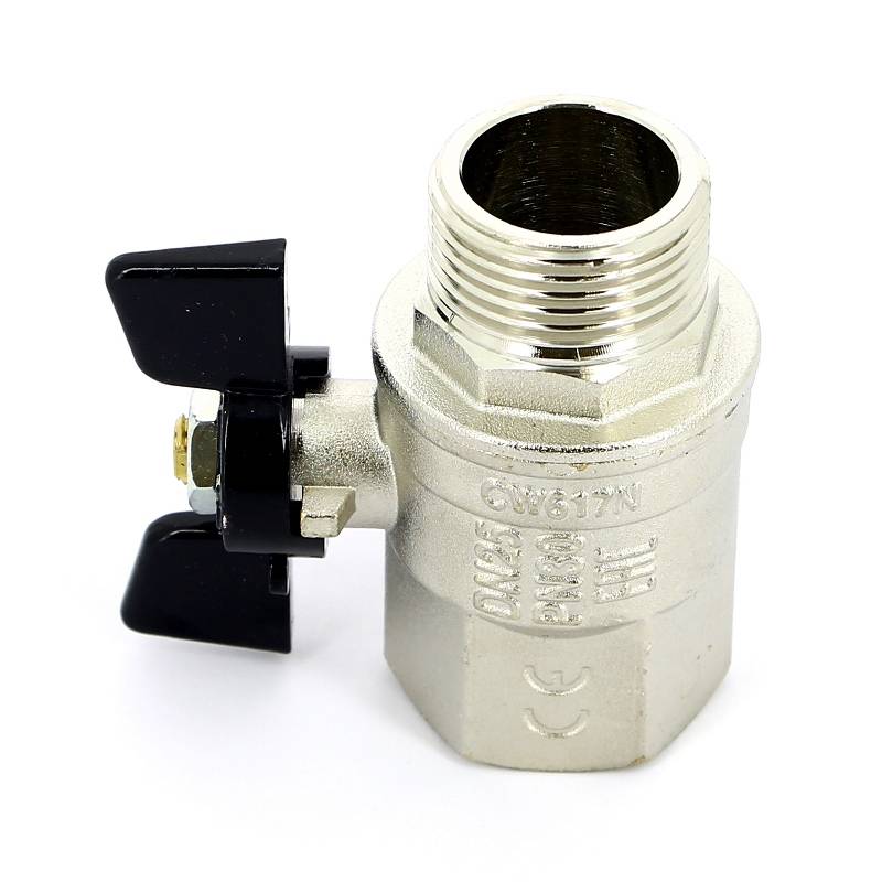 Кран шаровой Bugatti New Jersey 1 НР-ВР бабочка 09170006