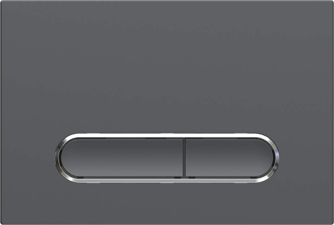Кнопка смыва для инсталляции Boheme пластик gun metall 667-GM