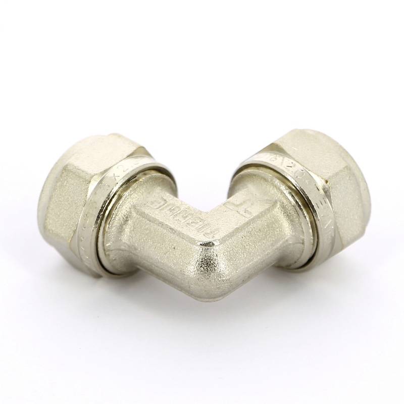 Угол обжимной Tiemme 1603 16 мм никелированный 1600008