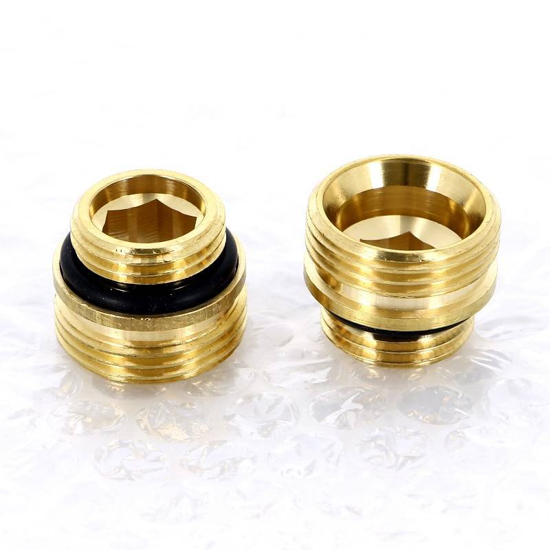 Комплект соединителей REHAU обжимных 1/2x3/4 дюйма для радиаторов (2 шт) 240711