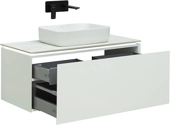 Тумба под раковину Allen Brau Infinity 100 см белый матовый 1.21004.WM