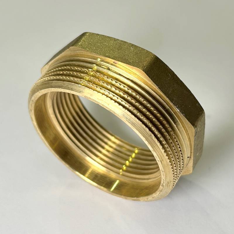 Футорка резьбовая LD 2 x 1 1/2 латунь LD.65.507.50х40