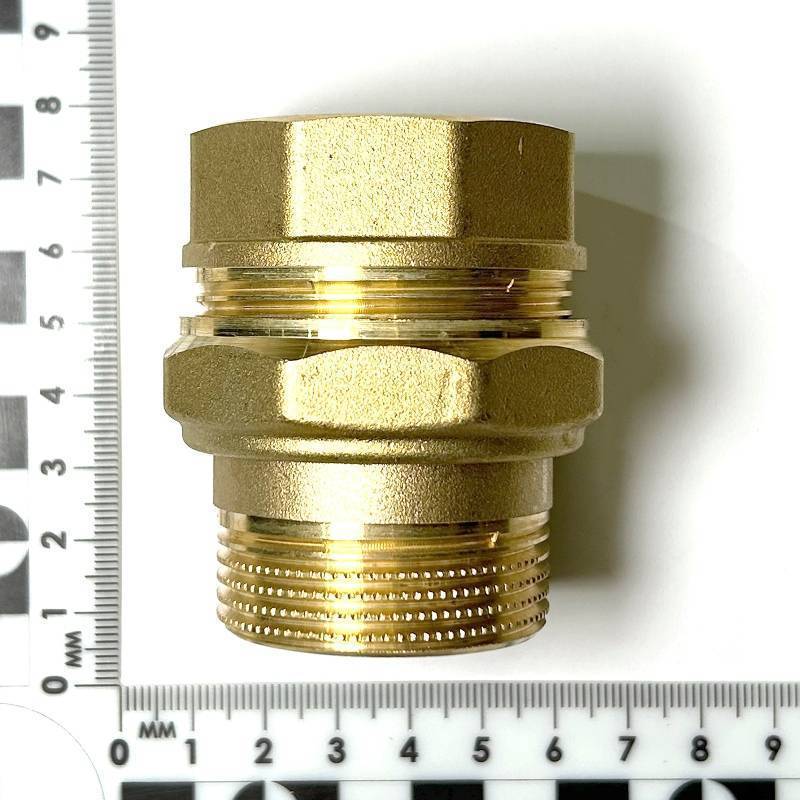 Сгон разъемный американка LD Pride DN32 1 1/4 ВР/НР латунь LD.65.520.32