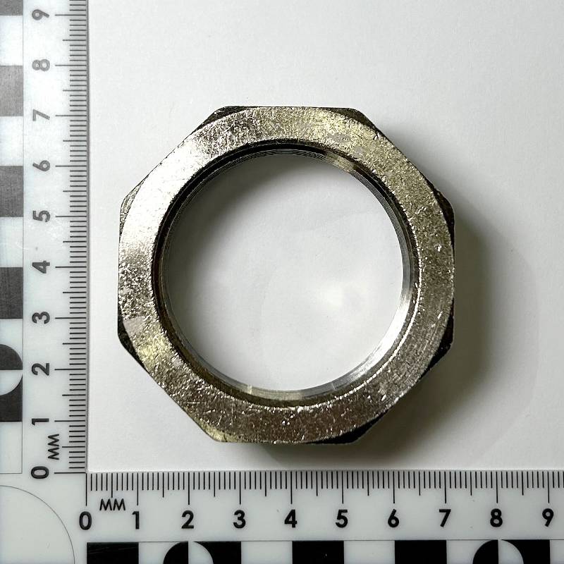 Футорка резьбовая LD 2 x 1 1/2 латунь никелированная LD.67.507.50х40