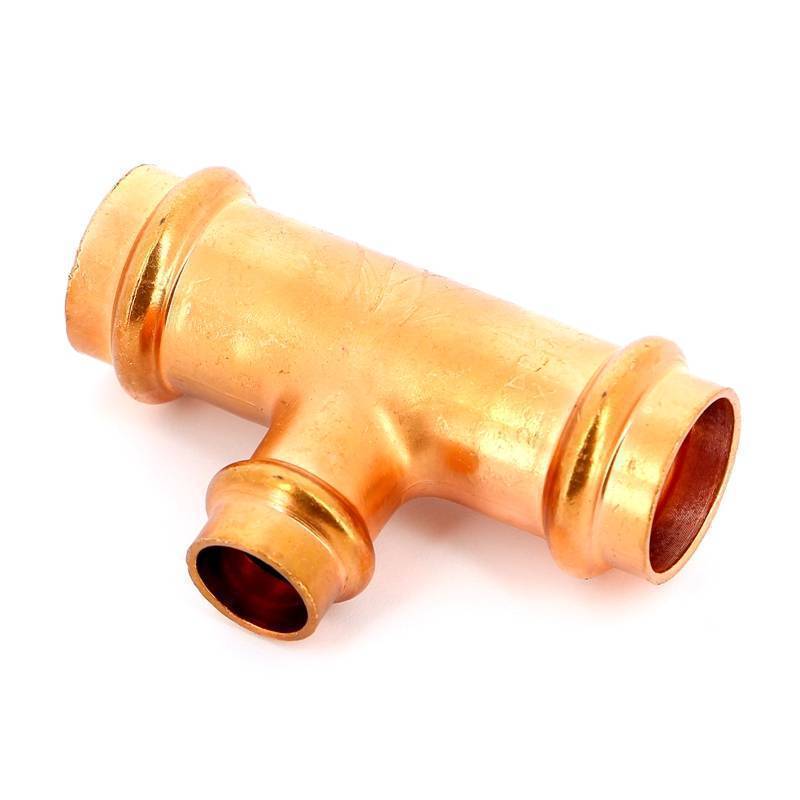 Тройник пресс IBP 22х15х22 мм медь P5130 02215022