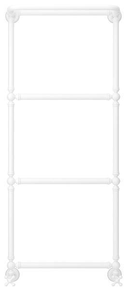 Полотенцесушитель водяной Сунержа Ренессанс 500x1260 мм матовый белый с комплектом вентилей 30-0281-1250