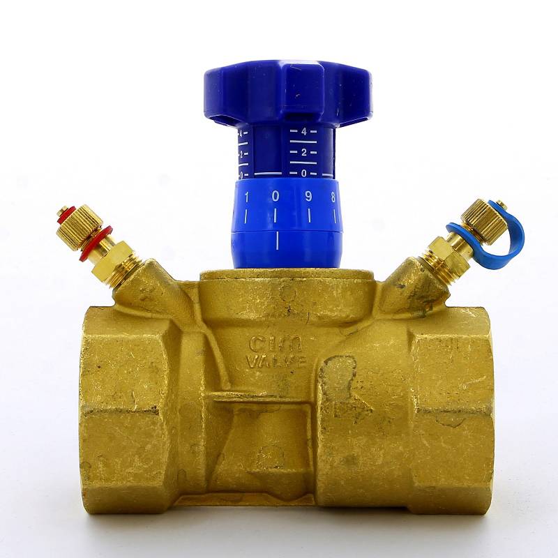 Клапан балансировочный ручной Cimberio CIM 787OT 1 1/2 ВВ с 2 ниппелями CIM 787OT 1 1/2