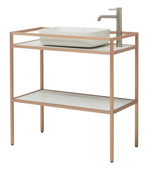 Консоль под раковину Allen Brau Liberty 90 см напольная медь 1.33004.60